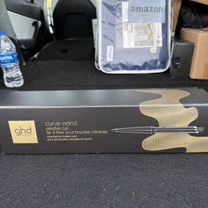 ghd Curve Creative Curl Wand Tapered Barrel 1 0.5 Inch Black CTWA22 Professional